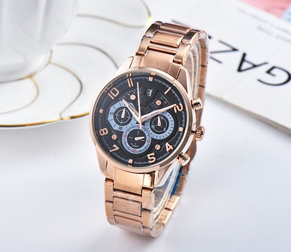2020 new montblan brand six stitches series little needle run seconds luxury fashion mens watches mens watch with steel band, Slivery;brown
2020 new montblan brand six stitches series little needle run seconds luxury fashion mens watches mens watch with steel band, Slivery;brown