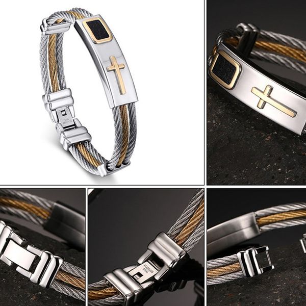 2020 mens bracelets silver stainless steel charm bangle gold chains on hand fashion bracelets gifts for male accessories, Golden;silver
2020 mens bracelets silver stainless steel charm bangle gold chains on hand fashion bracelets gifts for male accessories, Golden;silver