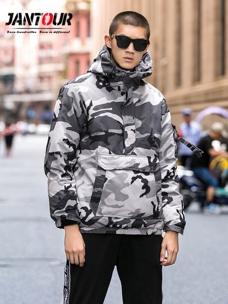 winter warm jacket men hooded loose camouflage casual coat down jacket parka overcoat hoodie thick padded coat men new, Black
winter warm jacket men hooded loose camouflage casual coat down jacket parka overcoat hoodie thick padded coat men new, Black