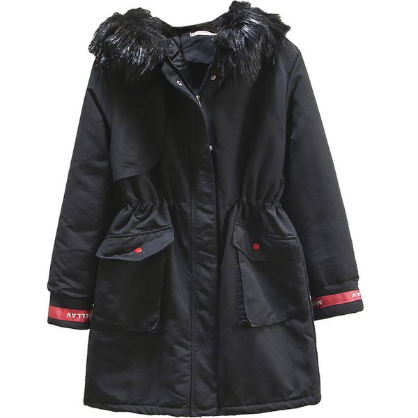 winter casual длинные parkas 2019 плюс размер одежды мода сыпучие меховой воротник с капюшоном толстый теплый проложенный пальто женщины t57, Black
winter casual длинные parkas 2019 плюс размер одежды мода сыпучие меховой воротник с капюшоном толстый теплый проложенный пальто женщины t57, Black