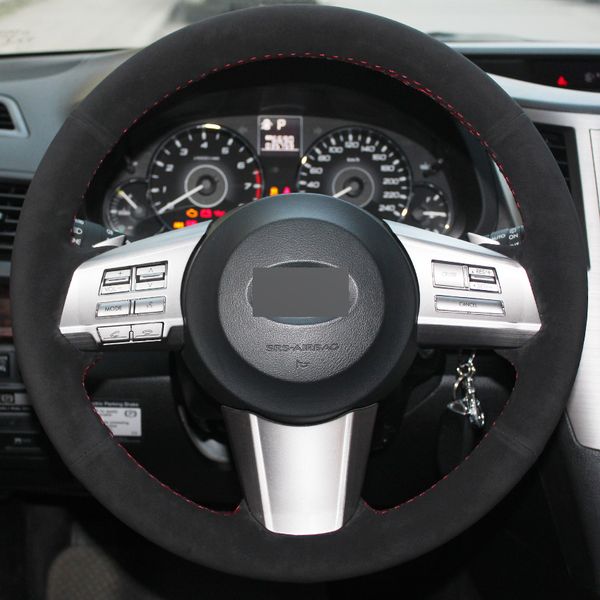 black suede diy hand-stitched car steering wheel cover for subaru outback 2010 2011 2012
black suede diy hand-stitched car steering wheel cover for subaru outback 2010 2011 2012