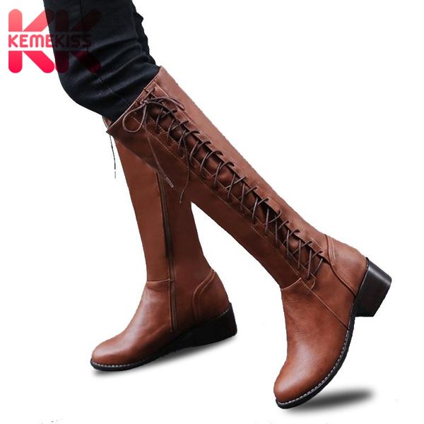 kemekiss plus size 33-50 women high heels boots cross strap winter knee high boots warm fashion women's shoes office footwear, Black
kemekiss plus size 33-50 women high heels boots cross strap winter knee high boots warm fashion women's shoes office footwear, Black