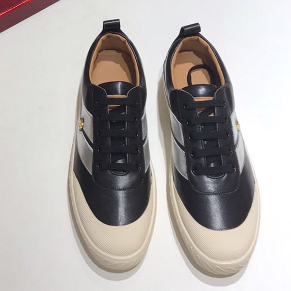 new style black genuine leater casual women shoes board shoes fashion q37