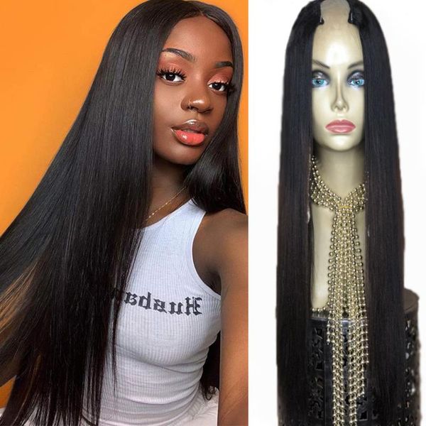 u part wig 100% human hair straight 2x4 size for women with remy hair 250 % left/ right middle opening natural hairline, Black;brown
u part wig 100% human hair straight 2x4 size for women with remy hair 250 % left/ right middle opening natural hairline, Black;brown