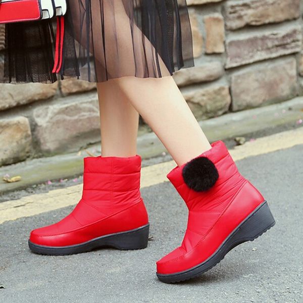 youyedian boots women 2019 red mid calf boots slip on winter ladies shoes meddle heel ball warm botas mujer, Black
youyedian boots women 2019 red mid calf boots slip on winter ladies shoes meddle heel ball warm botas mujer, Black