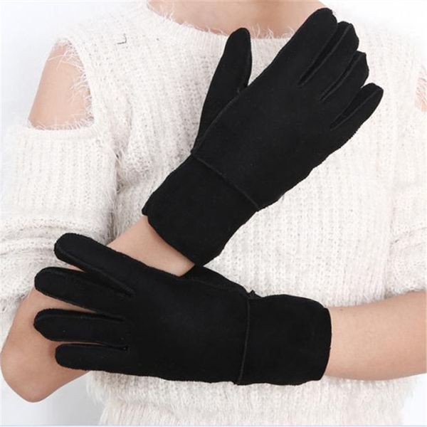 winter sheepskin wool women thicken warm thermal mittens gloves outdoor riding skiing leather fur gloves, Blue;gray
winter sheepskin wool women thicken warm thermal mittens gloves outdoor riding skiing leather fur gloves, Blue;gray