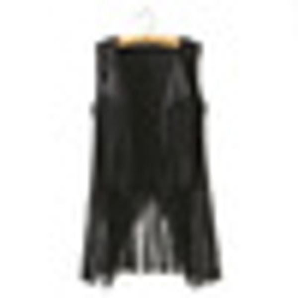 women's summer boho suedette sleeveless tops coat fringed jacket vest waistcoat, Black;white
women's summer boho suedette sleeveless tops coat fringed jacket vest waistcoat, Black;white