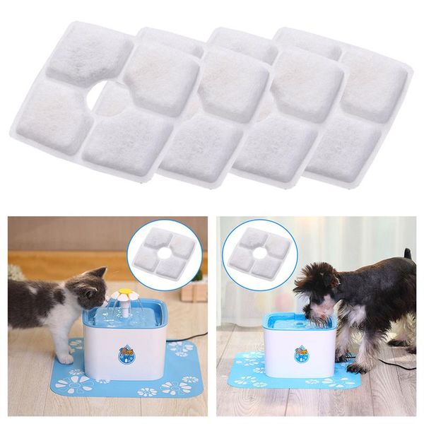 4pcs charcoal filter replacement for automatic pet water feeder activated carbon filters for fountain cat dog drink water
4pcs charcoal filter replacement for automatic pet water feeder activated carbon filters for fountain cat dog drink water