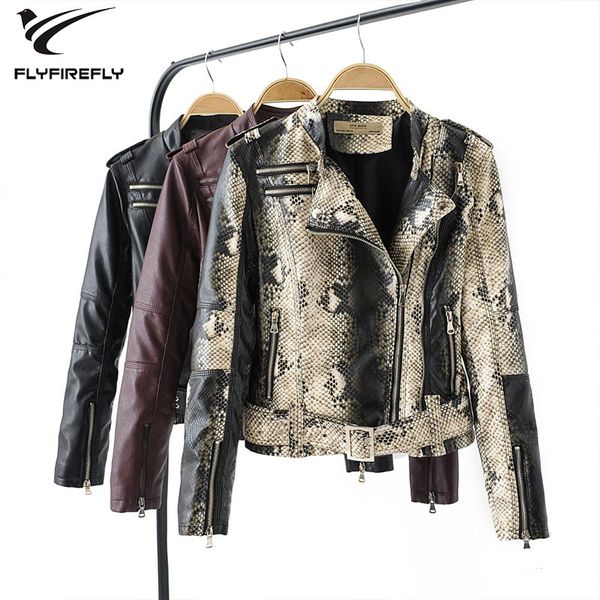 autumn snake print pu faux leather jacket women black punk rock zipper sashes coat streetwear motorcycle biker jacket 2019
autumn snake print pu faux leather jacket women black punk rock zipper sashes coat streetwear motorcycle biker jacket 2019
