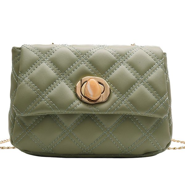 fashionable diamond lattice women shoulder bag soft pu leather chain crossbody bag ladies light green summer small women's bags
fashionable diamond lattice women shoulder bag soft pu leather chain crossbody bag ladies light green summer small women's bags