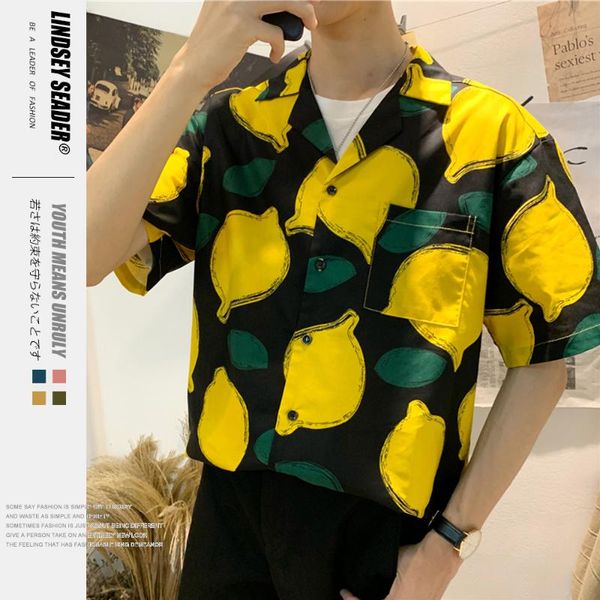 lindsey seader yellow lemons print beach hawaiian aloha shirts 2020 summer mens casual short sleeve shirt male fashion shirts, White;black
lindsey seader yellow lemons print beach hawaiian aloha shirts 2020 summer mens casual short sleeve shirt male fashion shirts, White;black
