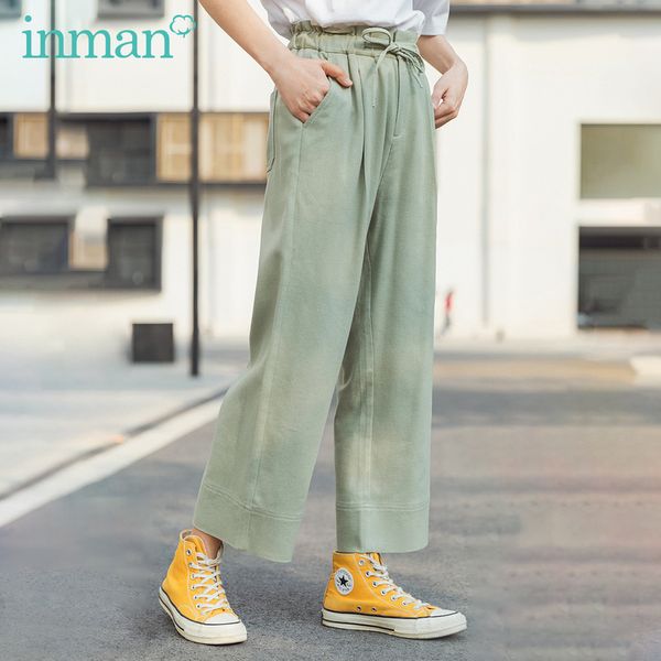 inman 2020 summer new arrival bowknot elastic waist loose leisure comfortable slimmed pant, Black;white
inman 2020 summer new arrival bowknot elastic waist loose leisure comfortable slimmed pant, Black;white