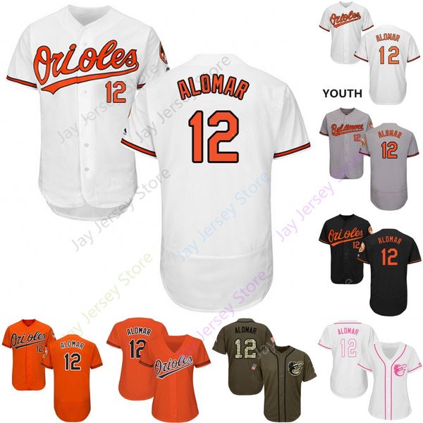 Custom Baltimore 12 Roberto Alomar Jersey Orioles Jerseys Cool Base Flexbase White Black Red Grey Home Away Men Women Youth All Stitched
Custom Baltimore 12 Roberto Alomar Jersey Orioles Jerseys Cool Base Flexbase White Black Red Grey Home Away Men Women Youth All Stitched