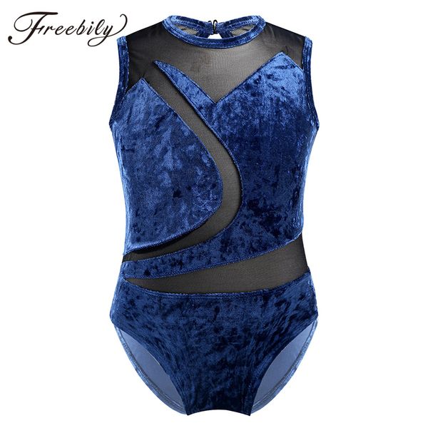 girls sleeveless soft pleuche mesh splice gymnastics leotard one-piece cutout back gymnastics costume child kids dance wear
girls sleeveless soft pleuche mesh splice gymnastics leotard one-piece cutout back gymnastics costume child kids dance wear