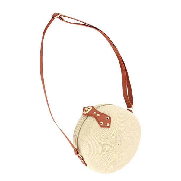 women summer woven rattan bag round casual woven retro wild reclining straw shoulder bag beach small beach handbags @9
women summer woven rattan bag round casual woven retro wild reclining straw shoulder bag beach small beach handbags @9