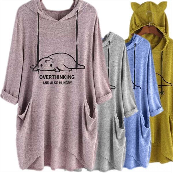 2019 medium sleeve hooded loose large size women's printed irregular 2019 medium sleeve hooded loose t-shirt large size women's pr, White
2019 medium sleeve hooded loose large size women's printed irregular 2019 medium sleeve hooded loose t-shirt large size women's pr, White