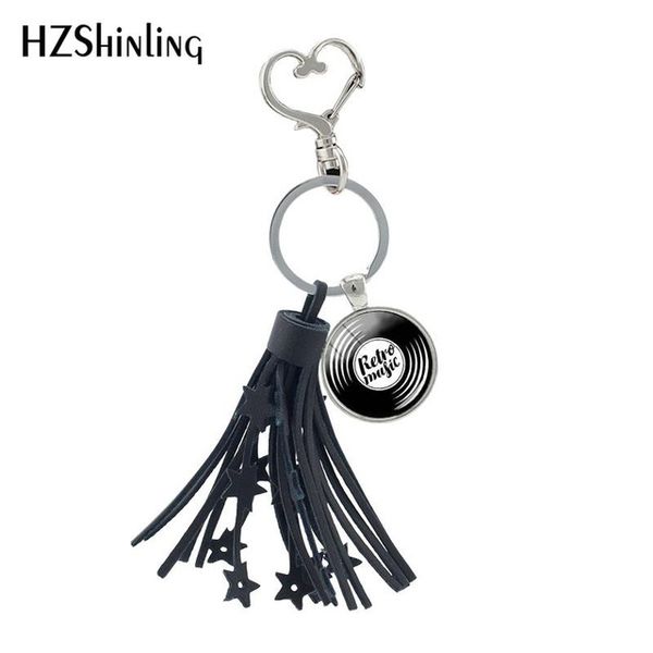 2019 new vinyl record silhouette heart tassel keychain cd lover gifts tassel keyring handmade glass jewelry, Silver
2019 new vinyl record silhouette heart tassel keychain cd lover gifts tassel keyring handmade glass jewelry, Silver
