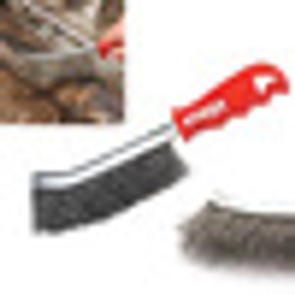 tools brush steel for metal rust hand stainless wire cleaning removal welding prep red+silver workshop durable
tools brush steel for metal rust hand stainless wire cleaning removal welding prep red+silver workshop durable