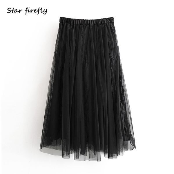 skirts star firefly fashionable skirt female 2021 spring casual slim high waist tulle double mesh women, Black
skirts star firefly fashionable skirt female 2021 spring casual slim high waist tulle double mesh women, Black