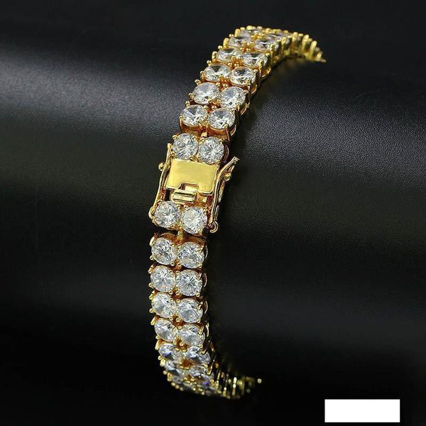 hip hop men jewelry bracelet copper gold silver color iced out micro pave cubic zircon 8inch 2 row tennis chain bracelets, Golden;silver
hip hop men jewelry bracelet copper gold silver color iced out micro pave cubic zircon 8inch 2 row tennis chain bracelets, Golden;silver