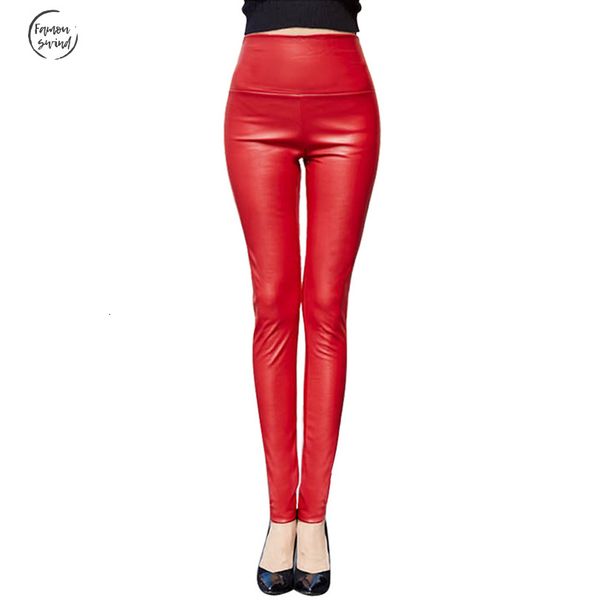 2019 winter trousers pu leather women pants high waist elastic fleece stretch slim woman pencil pants skinny 25 colors, Black;white
2019 winter trousers pu leather women pants high waist elastic fleece stretch slim woman pencil pants skinny 25 colors, Black;white