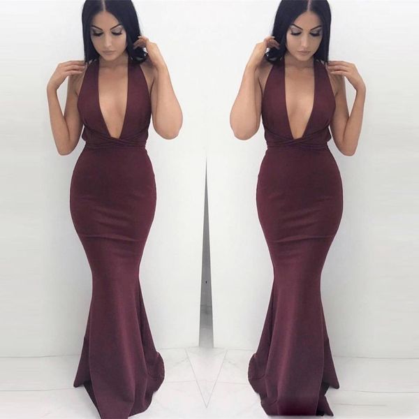deep v-neck satin long evening dresses satin mermaid formal evening gowns backless prom dresses robe de soiree, Black;red
deep v-neck satin long evening dresses satin mermaid formal evening gowns backless prom dresses robe de soiree, Black;red