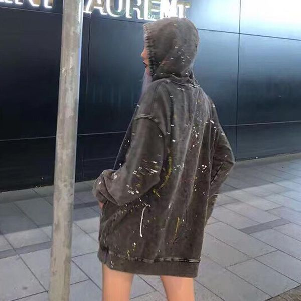 19fw splashing ink hoodie washed vintage hooded sweatshirt men women pullover autumn winter sweater street outwear classic hfymwy316, Black
19fw splashing ink hoodie washed vintage hooded sweatshirt men women pullover autumn winter sweater street outwear classic hfymwy316, Black