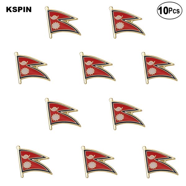 nepal flag lapel pin flag badge brooch pins badges 10pcs a lot, Gray
nepal flag lapel pin flag badge brooch pins badges 10pcs a lot, Gray