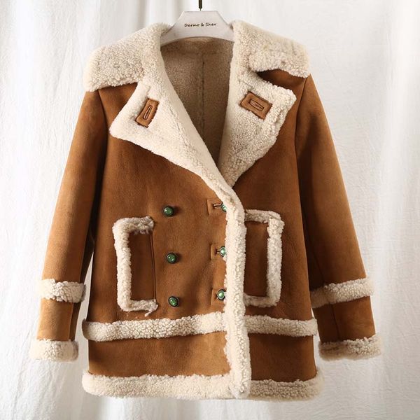 2019 женщин плюшевые короткие пальто импортные ягненка меха реального меха пальто женщин свободные пальто роскошь сгущает теплый женский зим, Black
2019 женщин плюшевые короткие пальто импортные ягненка меха реального меха пальто женщин свободные пальто роскошь сгущает теплый женский зим, Black