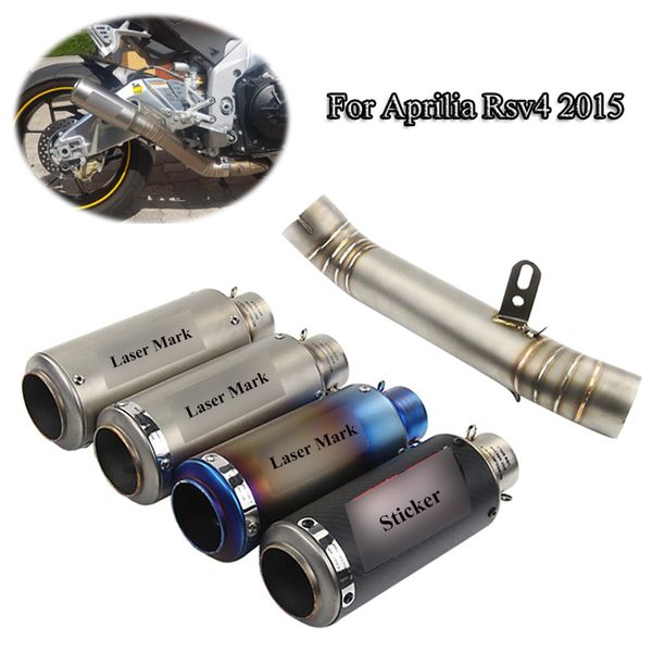 slip on for aprilia rsv4 2015 61mm motorcycle muffler exhaust tips pipe connecting middle link pipe rsv4 scooter exhaust escape
slip on for aprilia rsv4 2015 61mm motorcycle muffler exhaust tips pipe connecting middle link pipe rsv4 scooter exhaust escape