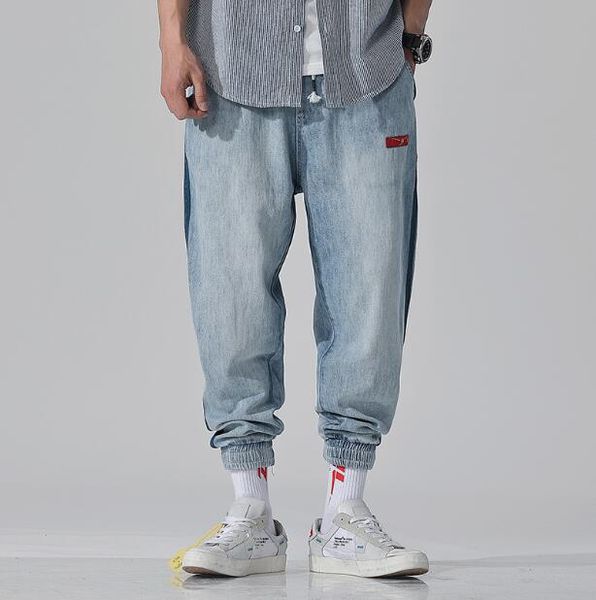 multi-pocket men's jeans spring and summer style of overalls nine-cent casual pants hip hop loose nine pants high-end quality, Blue
multi-pocket men's jeans spring and summer style of overalls nine-cent casual pants hip hop loose nine pants high-end quality, Blue