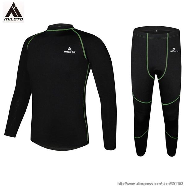 miloto men's winter fleece thermal underwear cycling running undershirt long johns clothing set outdoor base layers, Black
miloto men's winter fleece thermal underwear cycling running undershirt long johns clothing set outdoor base layers, Black