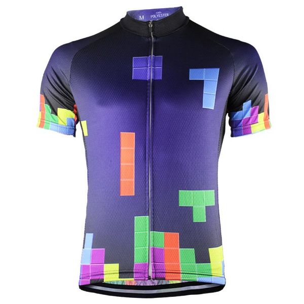 hirbgod 2020 new funny purple tetris pattern cycling jersey men breathable bike cycling shirt color squares bicycle hk584, Black;red
hirbgod 2020 new funny purple tetris pattern cycling jersey men breathable bike cycling shirt color squares bicycle hk584, Black;red