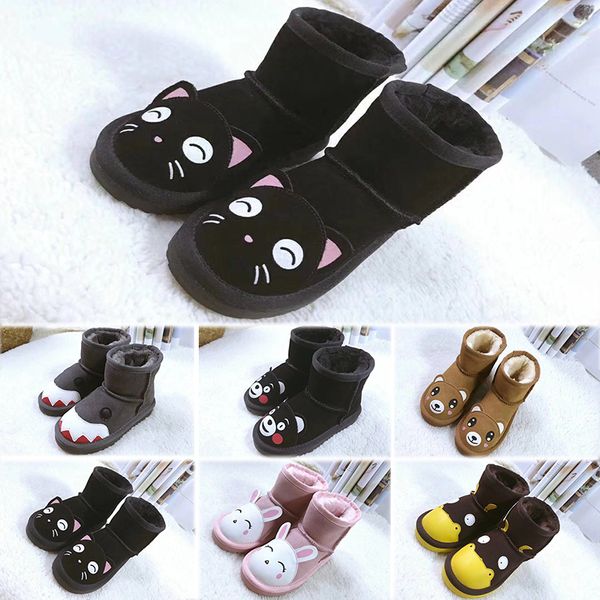 girls australia style kids snow boots cute button waterproof slip-on children winter cow leather boots luxury designer shoes brand eur 28-35, Black
girls australia style kids snow boots cute button waterproof slip-on children winter cow leather boots luxury designer shoes brand eur 28-35, Black