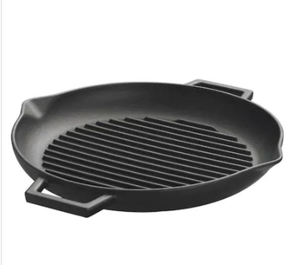 lava iron casting grill pan round 30cm 
lava iron casting grill pan round 30cm