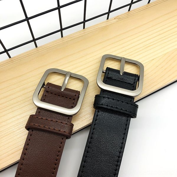 creative creative women's trousers casual all-match trendsetter square buckle belt women's decorative smooth student trousers belt, Black;brown
creative creative women's trousers casual all-match trendsetter square buckle belt women's decorative smooth student trousers belt, Black;brown