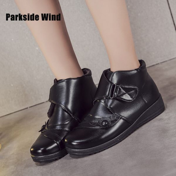 parkside wind women mid boots leather flat shoes mid tube ankle boots cotton shoes female mom fashion 2020 autumn winter, Black
parkside wind women mid boots leather flat shoes mid tube ankle boots cotton shoes female mom fashion 2020 autumn winter, Black