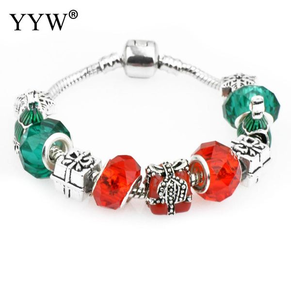 christmas bracelet for women men kids european xmas jewelry accessories crystal big hole pand beads bracelets christmas gifts, Golden;silver
christmas bracelet for women men kids european xmas jewelry accessories crystal big hole pand beads bracelets christmas gifts, Golden;silver