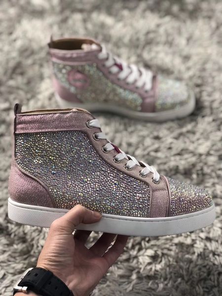 дешевые лучшие strass кроссовки женщины, мужчины высокие верхние красные нижние кроссовки обувь розовые замшевые кожаные платья партии дизай, Black
дешевые лучшие strass кроссовки женщины, мужчины высокие верхние красные нижние кроссовки обувь розовые замшевые кожаные платья партии дизай, Black
