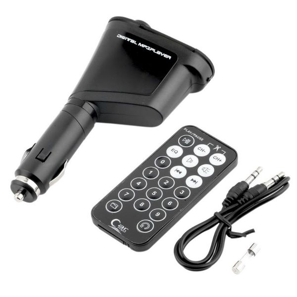audio car mp3 player kit wireless music radio fm transmitter modulator usb secure digital memory card mmc with remote control
audio car mp3 player kit wireless music radio fm transmitter modulator usb secure digital memory card mmc with remote control