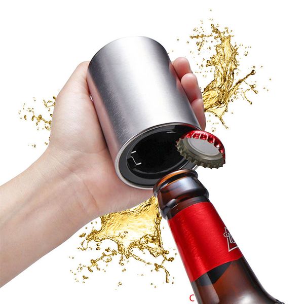 automatic beer opener stainless steel wine corkscrew wine opener kitchen tools gadgets accessories creative bottle opener, Silver
automatic beer opener stainless steel wine corkscrew wine opener kitchen tools gadgets accessories creative bottle opener, Silver