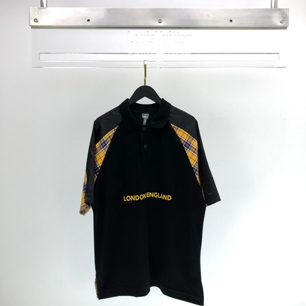 2020 summer luxury europe fashion cotton pique silk patchwork fabrics polo tshirt men women t shirt casual cotton tee polos, White;black
2020 summer luxury europe fashion cotton pique silk patchwork fabrics polo tshirt men women t shirt casual cotton tee polos, White;black