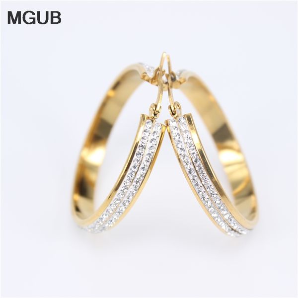 2020 new design diameter 30-50mm gold color stainless steel popular female crystal earrings jewelry lh802, Golden;silver
2020 new design diameter 30-50mm gold color stainless steel popular female crystal earrings jewelry lh802, Golden;silver