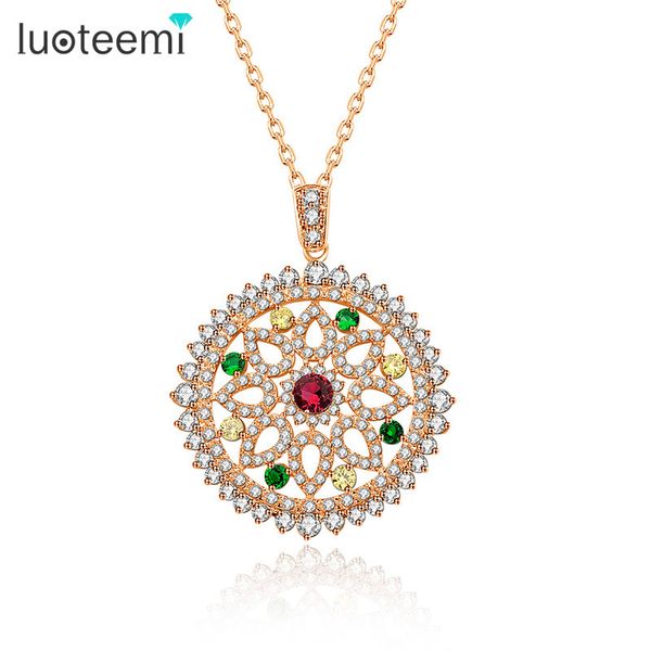 luoteemi wholesale jewelry europe design luxury multicolor cubic zirconia mirco paved big round pendant necklaces for women gift, Silver
luoteemi wholesale jewelry europe design luxury multicolor cubic zirconia mirco paved big round pendant necklaces for women gift, Silver