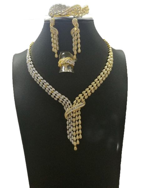 accking luxury tassel bridal jewelry sets cubic zircon dubai jewelry set for women wedding party accessories design, Silver
accking luxury tassel bridal jewelry sets cubic zircon dubai jewelry set for women wedding party accessories design, Silver