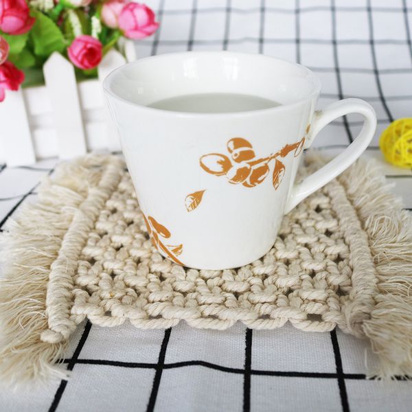 hand-woven bohemian macrame tapestry coasters flowerpot mats insulation mats nordic ins placemats insulation pads drop shipping
hand-woven bohemian macrame tapestry coasters flowerpot mats insulation mats nordic ins placemats insulation pads drop shipping