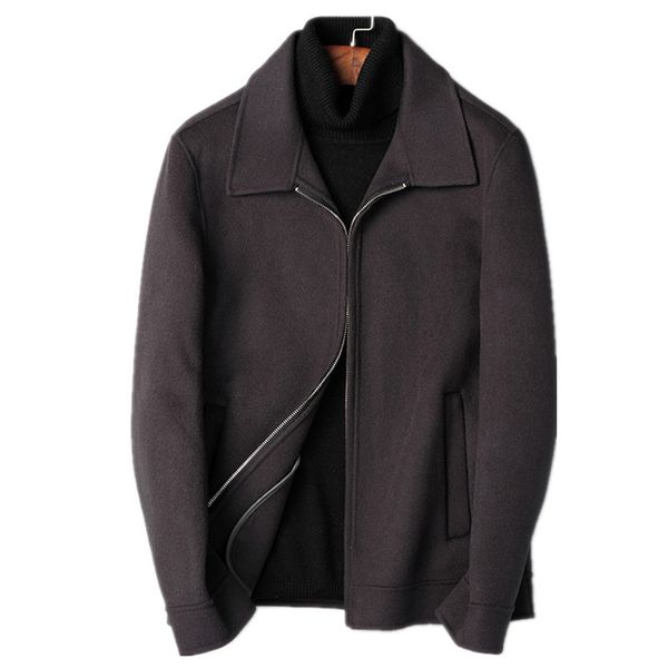 men's wool & blends 100% coat autumn winter jacket men double-side woolen coats streetwear baseball jackets jlk18jk00601 my1831, Black
men's wool & blends 100% coat autumn winter jacket men double-side woolen coats streetwear baseball jackets jlk18jk00601 my1831, Black