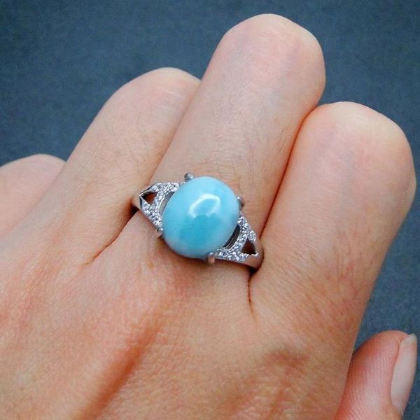 100% 925 sterling silver fine jewelry natural dominica larimar ring for engagment wedding ring gift, Golden;silver
100% 925 sterling silver fine jewelry natural dominica larimar ring for engagment wedding ring gift, Golden;silver