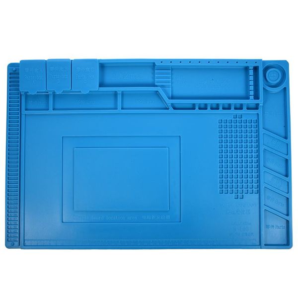 s-160 45x30cm heat insulation silicone pad desk mat maintenance platform for bga soldering repair station with netic section
s-160 45x30cm heat insulation silicone pad desk mat maintenance platform for bga soldering repair station with netic section