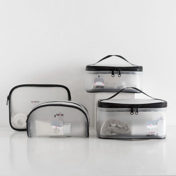 cartoon translucent scrub handbag portable makeup organizer cosmetic bags waterproof washing bag for traveling
cartoon translucent scrub handbag portable makeup organizer cosmetic bags waterproof washing bag for traveling